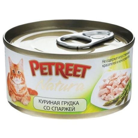 Корм для кошек Petreet Natura Куриная грудка со спаржей 1 шт. (0.07 кг)