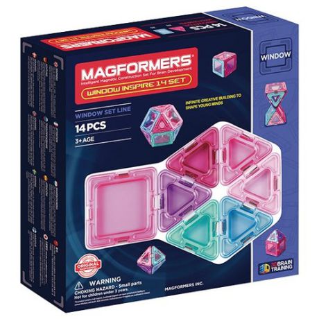 Магнитный конструктор Magformers Window Inspire 714003-14