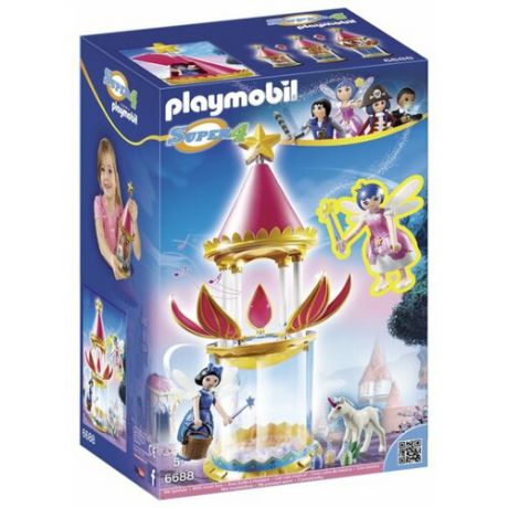 Набор с элементами конструктора Playmobil Super 4 6688 Цветочная Башня с Твинкл