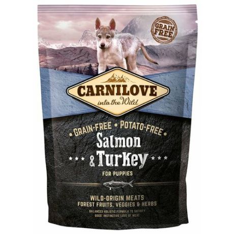 Корм для собак Carnilove Carnilove Salmon & Turkey for puppies (1.5 кг)