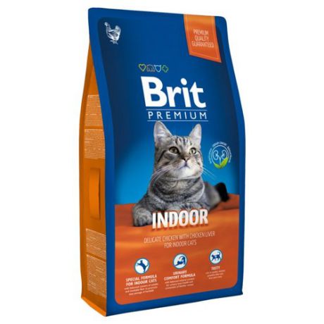 Корм для кошек Brit Premium с курицей 300 г