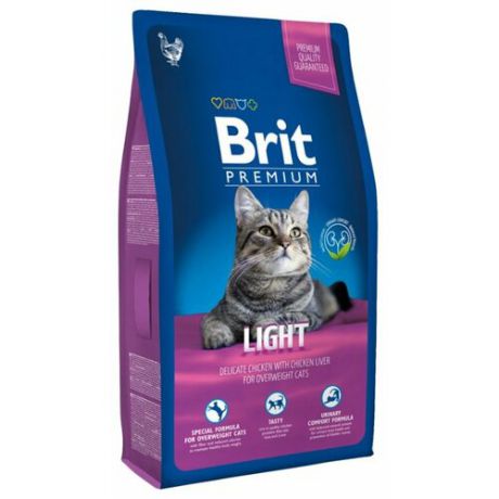 Корм для кошек Brit Premium с курицей 1.5 кг
