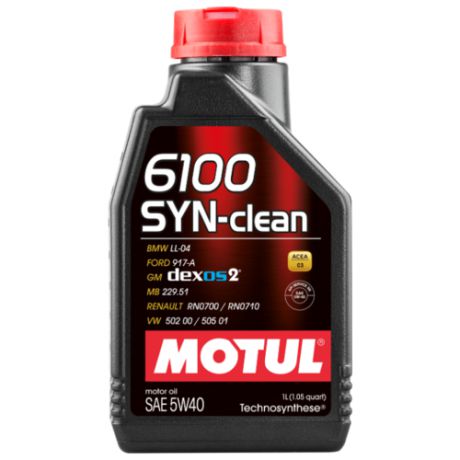 Моторное масло Motul 6100 SYN-clean 5W40 1 л