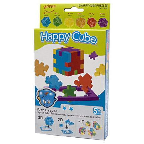 Набор головоломок Happy Cube Хэппи куб (НС300/40) 6 шт. мультиколор