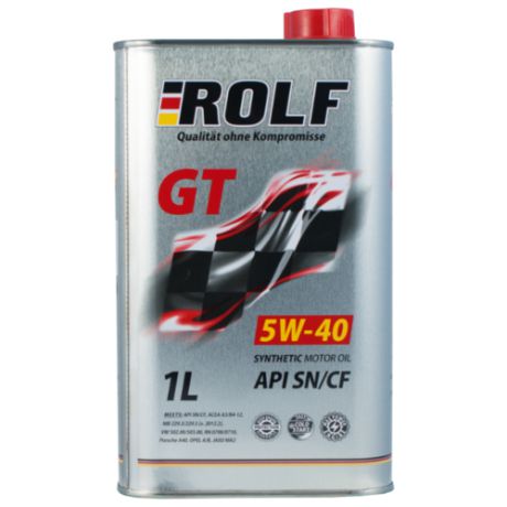 Моторное масло ROLF GT 5W-40 SN/CF 1 л