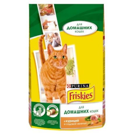 Корм для кошек Friskies для профилактики МКБ, с курицей 1.5 кг