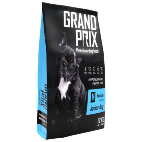 Корм для собак GRAND PRIX (12 кг) Medium Junior dog птица злаки