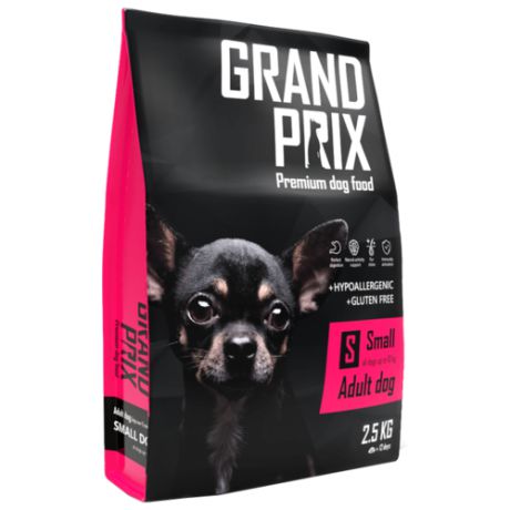 Корм для собак GRAND PRIX (2.5 кг) Small Adult dog птица злаки