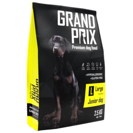 Корм для собак GRAND PRIX (2.5 кг) Large Junior dog птица злаки