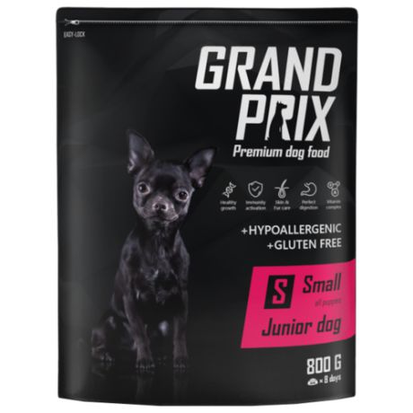 Корм для собак GRAND PRIX (0.8 кг) Small Junior dog птица злаки