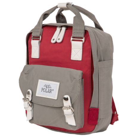 Рюкзак POLAR 17206 5 красный/серый (красный)