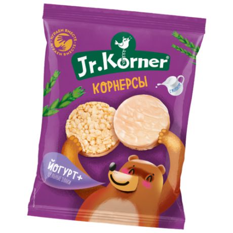 Мини хлебцы рисовые Jr.Korner Йогурт+цельные злаки 60 г