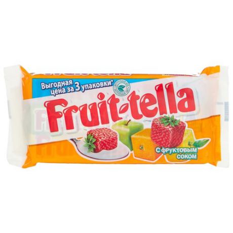 Жевательные конфеты Fruit-tella Вкусы от природы ассорти 3 шт.