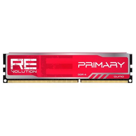Оперативная память Qumo DDR4 3000 (PC 24000) DIMM 288 pin, 16 ГБ 1 шт. 1.35 В, CL 16, ReVolution Primary Q4Rev-16G3000P16PrimR