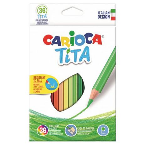 Carioca набор цветных карандашей Tita 36 цветов (42795)