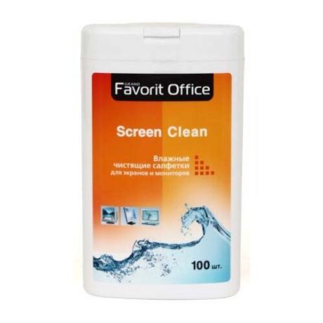 Favorit Office Screen Clean F130002 влажные салфетки 100 шт. для экрана