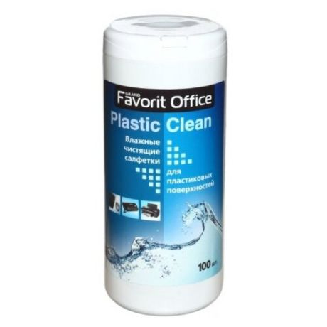 Favorit Office Plastic Clean F230007 влажные салфетки 100 шт. для оргтехники