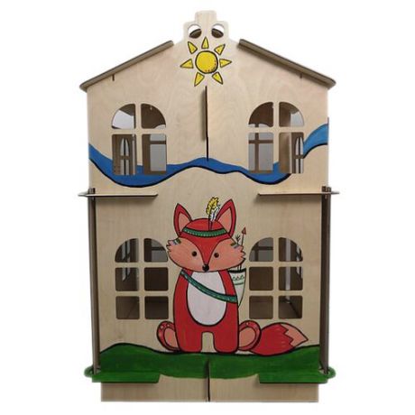 DOMIK.TOYS кукольный домик с ручной росписью Совёнок-Кристи