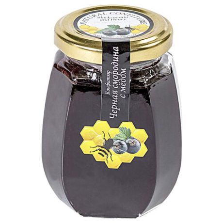 Конфитюр Homemade Смородина черная с медом, банка 220 г