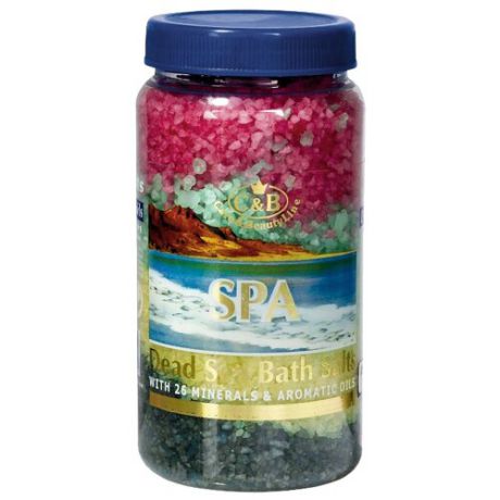 Care & Beauty Line Соль для ванн с минералами Мертвого моря и ароматическими маслами разноцветная 680 г