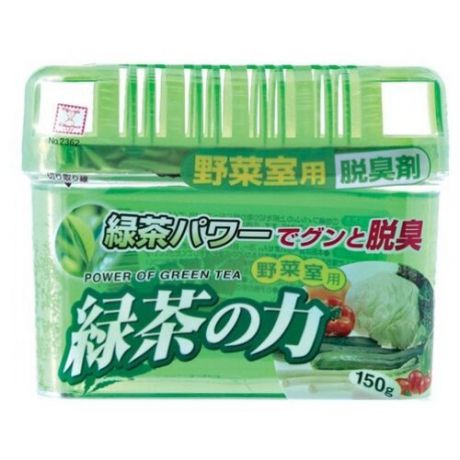 Kokubo поглотитель запахов для овощного отделения холодильника Зеленый чай, 150 гр