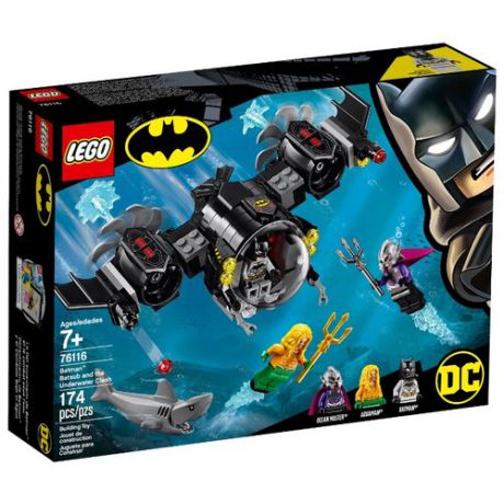 Конструктор LEGO DC Super Heroes 76116 Подводный бой Бэтмена