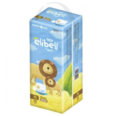 ELIBELL трусики XL (12-17 кг) 38 шт.