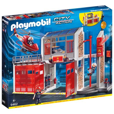 Набор с элементами конструктора Playmobil City Action 9462 Пожарная служба: Пожарная станция