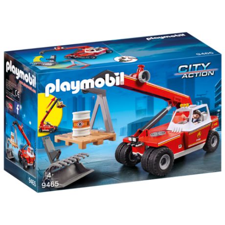 Набор с элементами конструктора Playmobil City Action 9465 Пожарная служба: Пожарный Кран