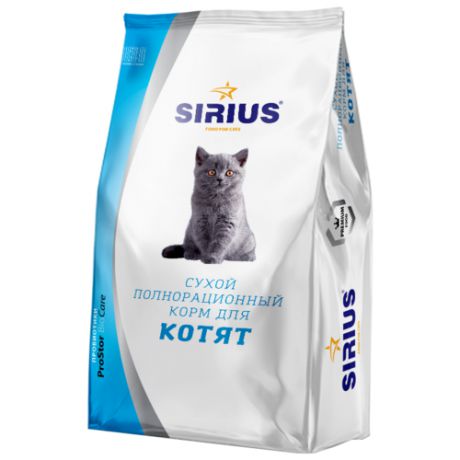 Корм для кошек Sirius Для котят 1.5 кг