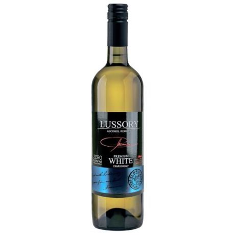 Вино безалкогольное Lussory Premium белое полусухое Chardonnay 0.75 л