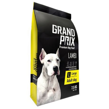 Корм для собак GRAND PRIX (2.5 кг) Large Adult ягненок