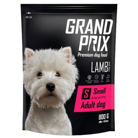 Корм для собак GRAND PRIX (0.8 кг) Small Adult ягненок