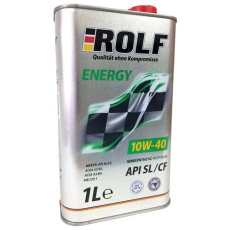 Моторное масло ROLF Energy 10W-40 SL/CF 1 л