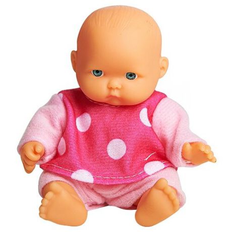Пупс Lovely baby doll в розовой пижаме, 12.5 см, XM629/1