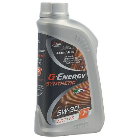 Моторное масло G-Energy Synthetic Active 5W-30 1 л