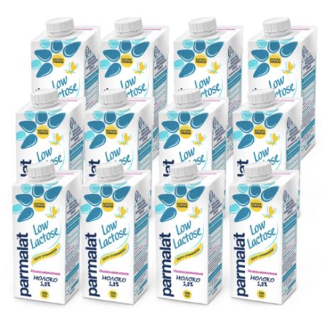Молоко Parmalat Natura Premium Low Lactose ультрапастеризованное низколактозное 12 шт. 1.8%, 12 шт. по 0.2 л