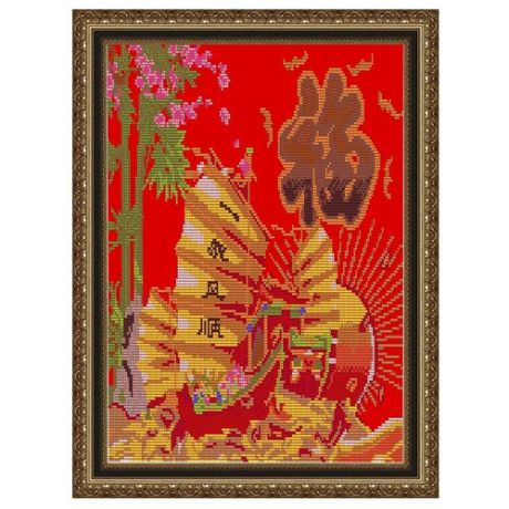 Светлица Набор для вышивания бисером Китайский мотив 35 х 30,9 см (059)