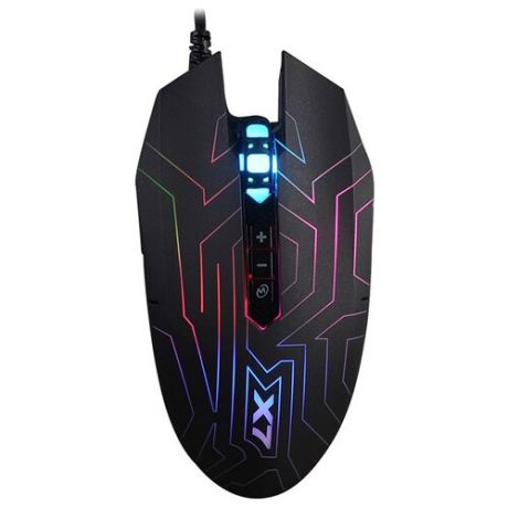 Мышь A4Tech Oscar Neon Gaming Mouse X77 Black USB