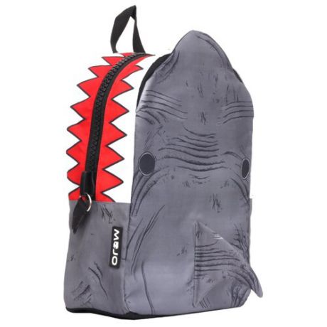 Рюкзак MOJO Shark 3D 20 серый