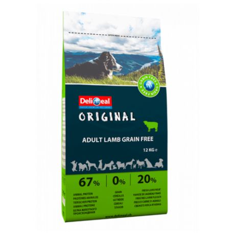 Корм для собак Delimeal (12 кг) Original Adult Lamb Grain Free