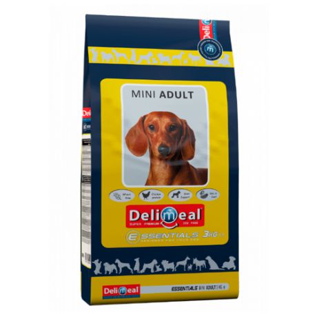 Корм для собак Delimeal (3 кг) Essentials Mini Adult