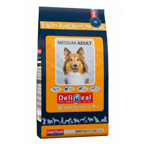 Корм для собак Delimeal (3 кг) Essentials/Expert Medium Adult