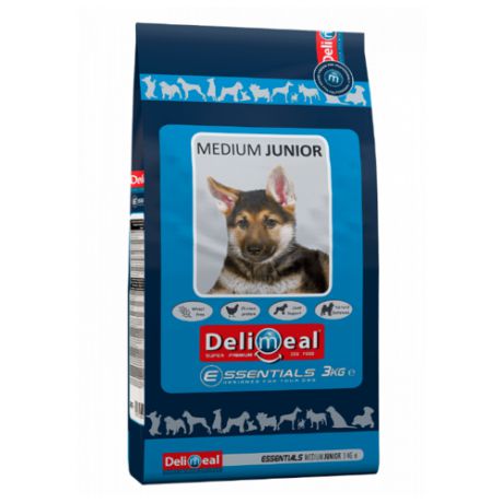 Корм для собак Delimeal (3 кг) Essentials/Expert Medium Junior