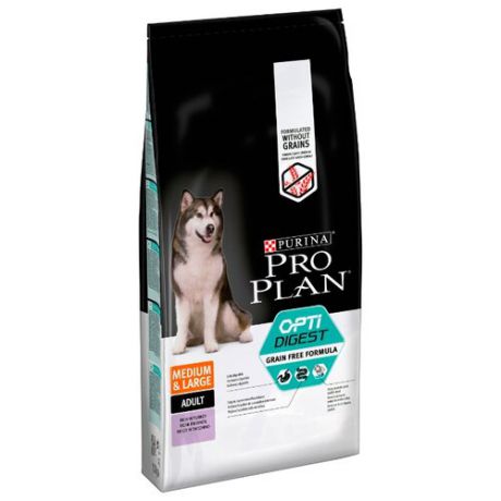 Сухой корм для собак Purina Pro Plan Optidigest индейка 12 кг