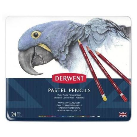 Derwent Пастельные карандаши Pastel Pencils, 24 цвета (D-32992)