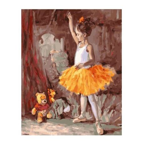 ВанГогВоМне Картина по номерам "Будущая балерина", 40х50 см (ZX 22270)