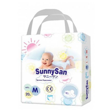 SunnySan трусики M (6-11 кг) 20 шт.