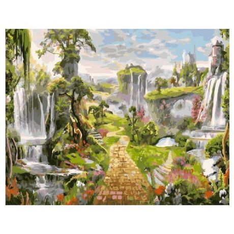 ВанГогВоМне Картина по номерам "Парк водопадов", 40х50 см (ZX 22230)