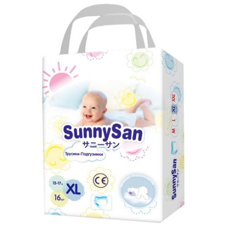 SunnySan трусики XL (13-17 кг) 16 шт.